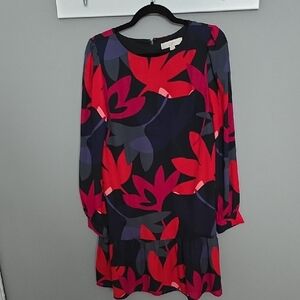 Floral Long Sleeve Dress EUC